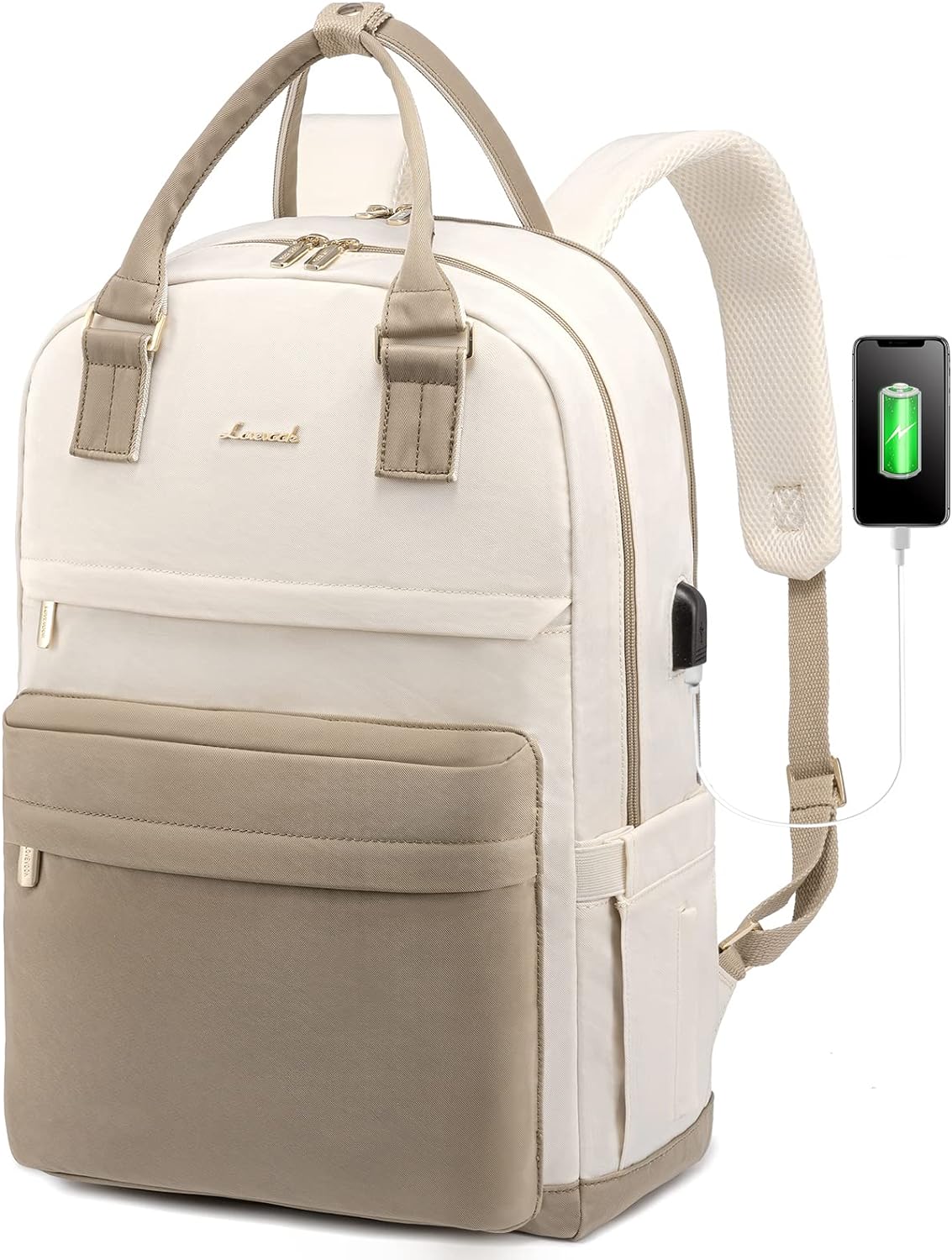 230527211959972_1 LOVEVOOK Laptop Backpack for Women Men 15.6 Inch Laptop Bag with USB Port Fashion Student Bookbag Waterproof Backpacks Teacher Nurse Stylish Travel Bags Vintage Daypacks for School, College, Work - Image 1